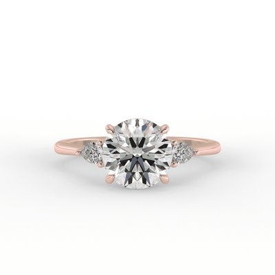 Lab Grown Ariana Brilliant Round Engagement Ring