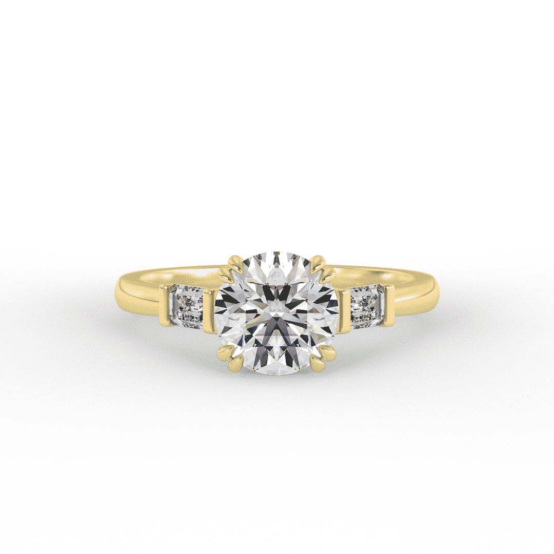 Lab Grown Suzi Brilliant Round Engagement Ring
