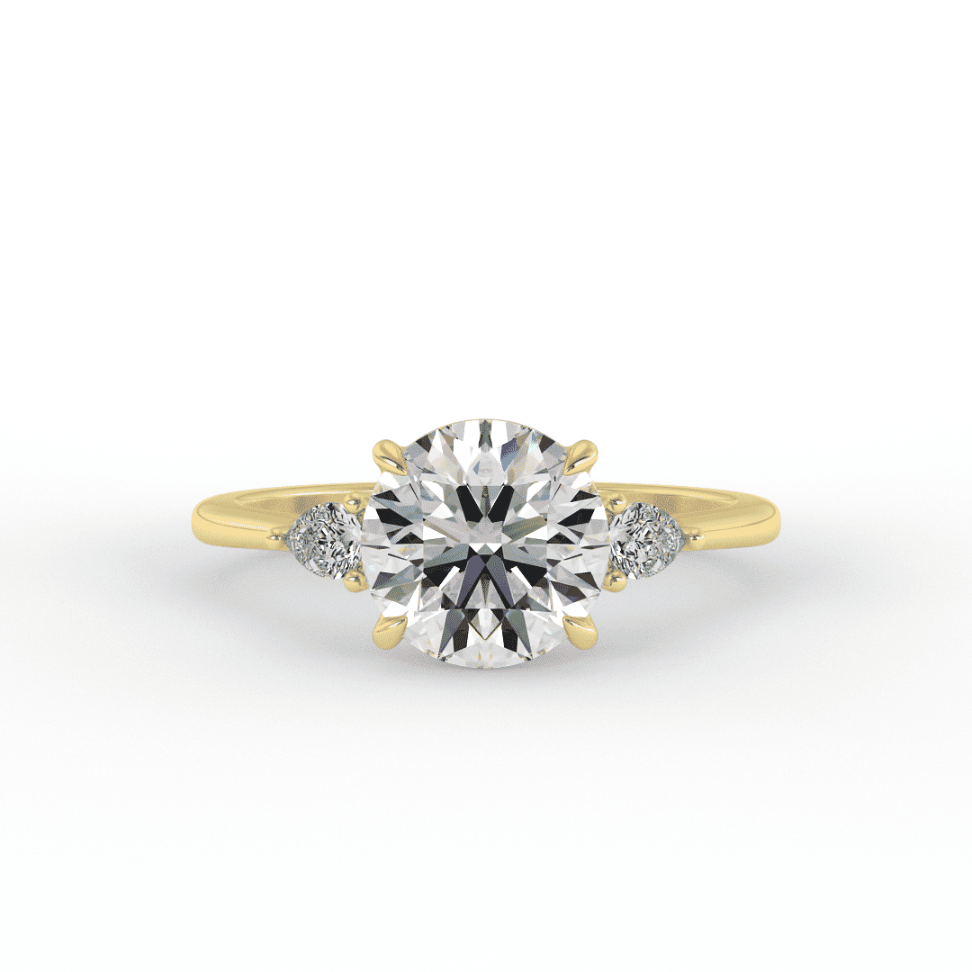 Lab Grown Ariana Brilliant Round Engagement Ring