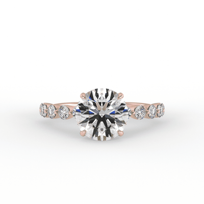 Lab Grown Roni Brilliant Round Engagment Ring