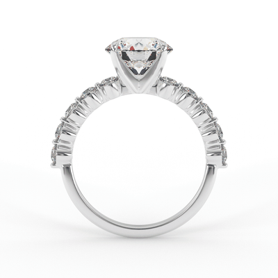Lab Grown Roni Brilliant Round Engagment Ring