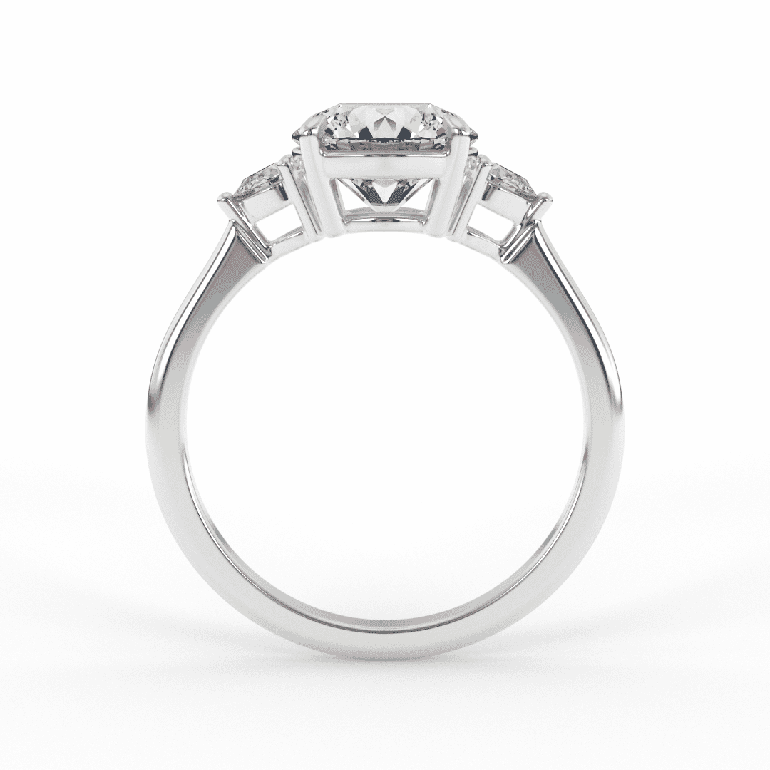 Lab Grown Ariana Brilliant Round Engagement Ring